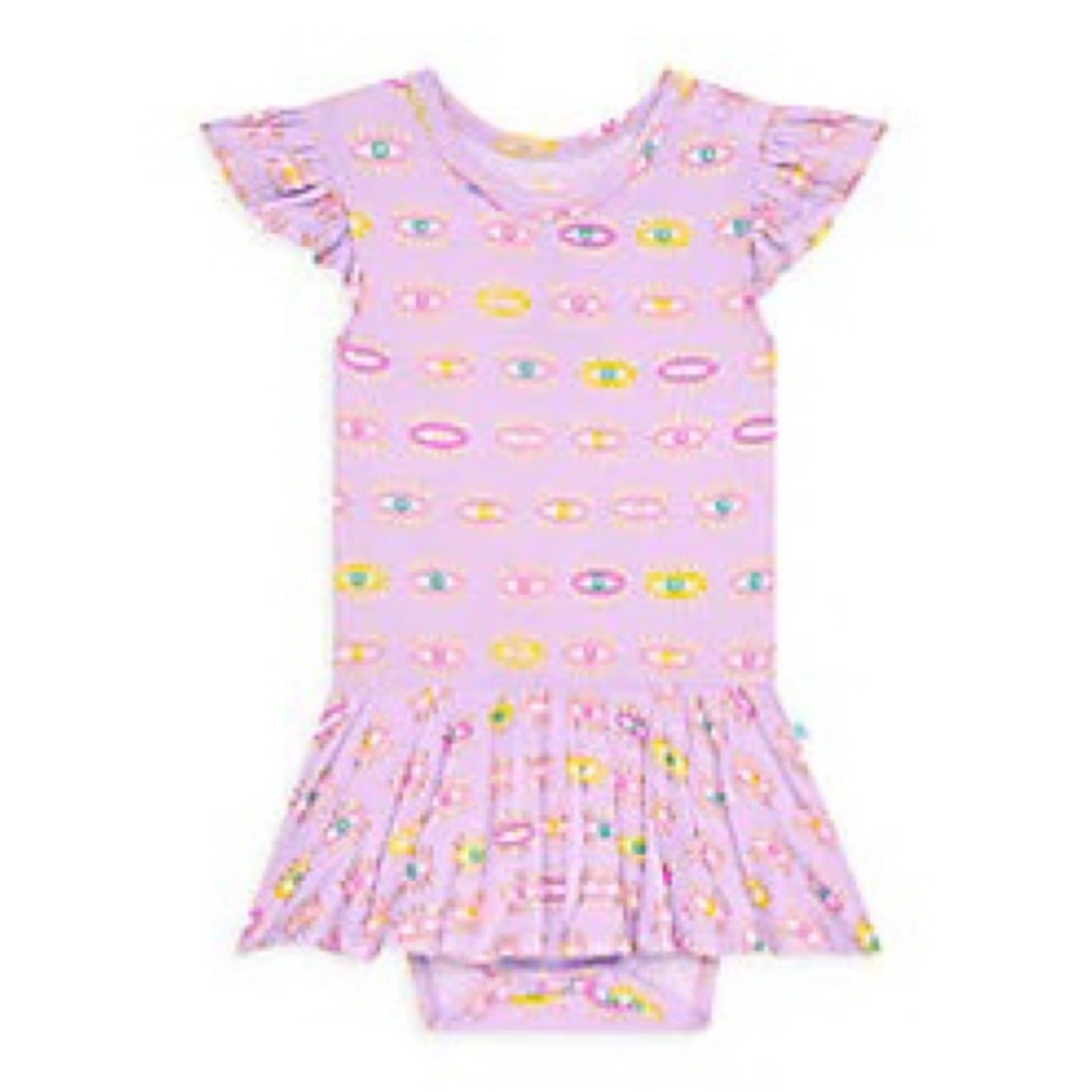 NWT Posh Peanut Cleo Twirl Skirt Bodysuit Dress 6-12M - Picture 2 of 7
